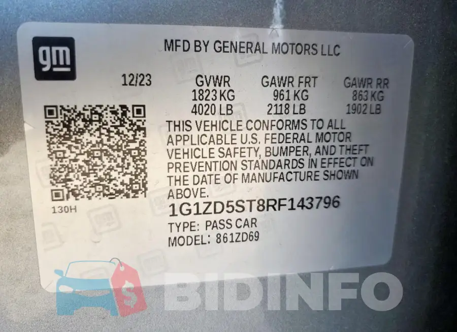 1G1ZD5ST8RF143796 Photo# 12