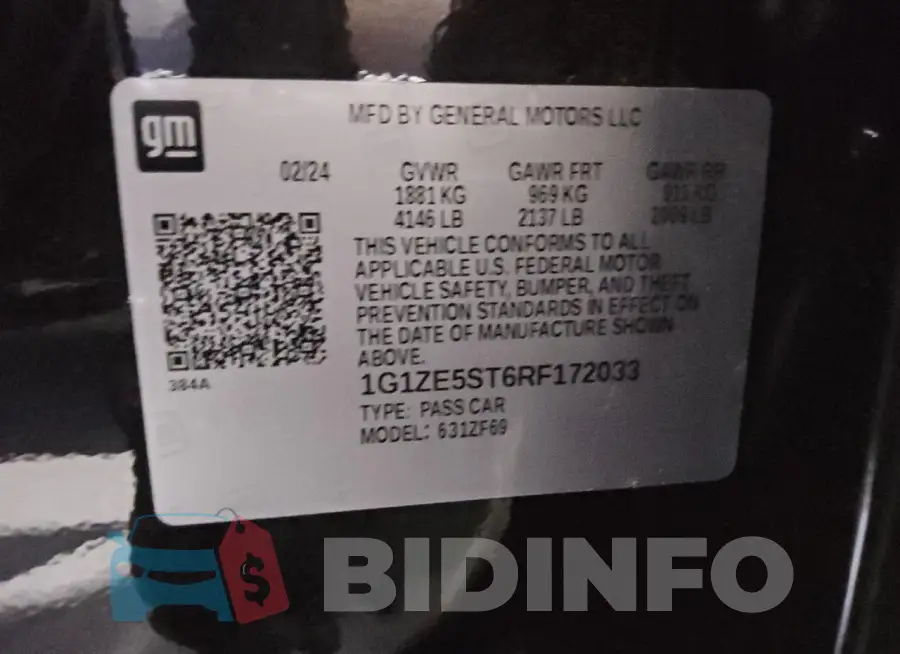 1G1ZE5ST6RF172033 Photo# 12