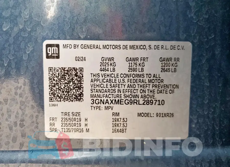 3GNAXMEG9RL289710 Photo# 13