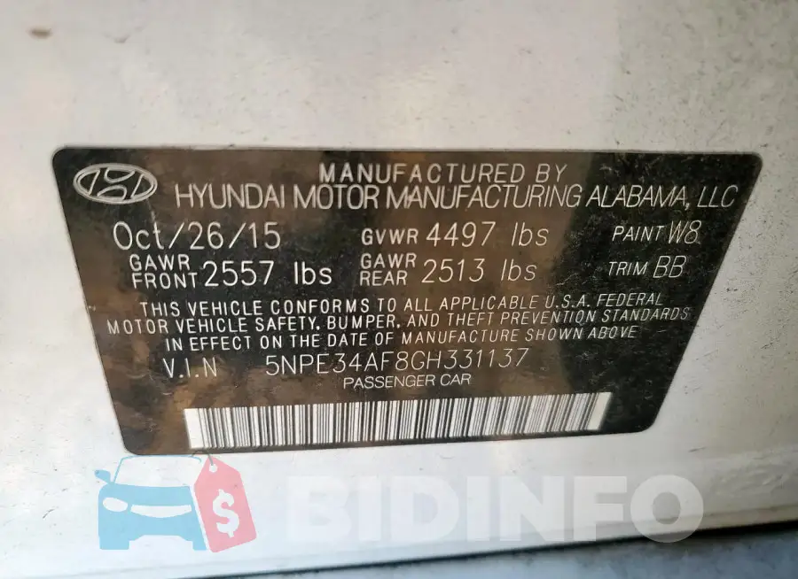 5NPE34AF8GH331137 Photo# 12