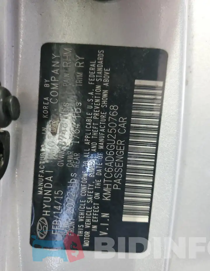 KMHTC6AD6GU250768 Photo# 12