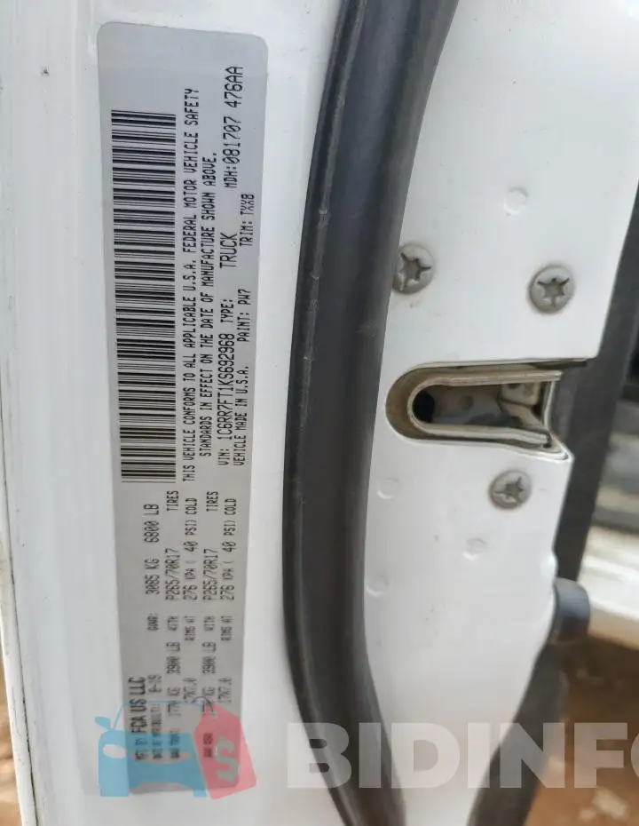 1C6RR7FT1KS692968 Photo# 12