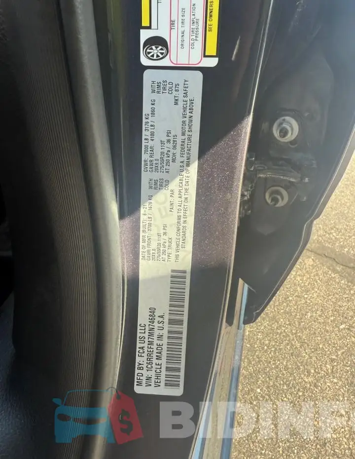 1C6RREFM7MN746840 Photo# 10