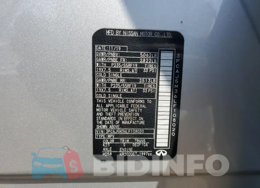 3PCAJ5M36LF108020 Photo# 13