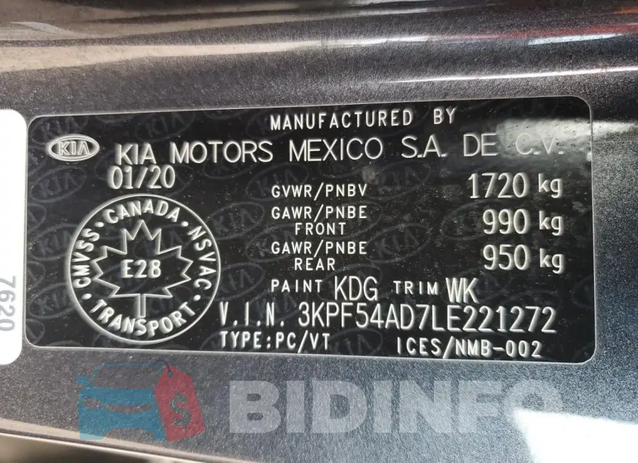 3KPF54AD7LE221272 Photo# 12
