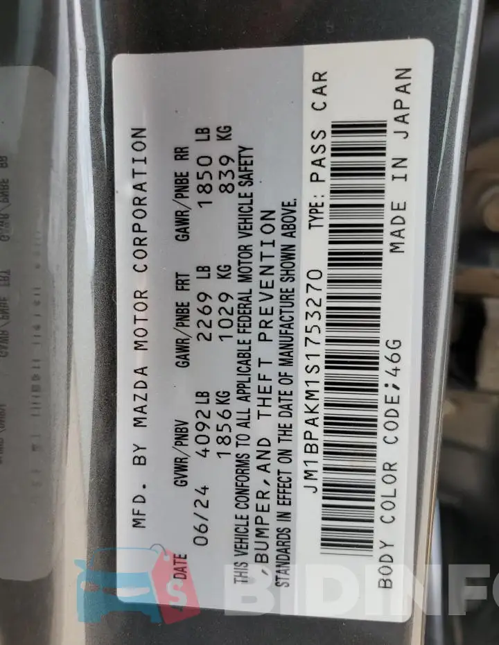 JM1BPAKM1S1753270 Photo# 12