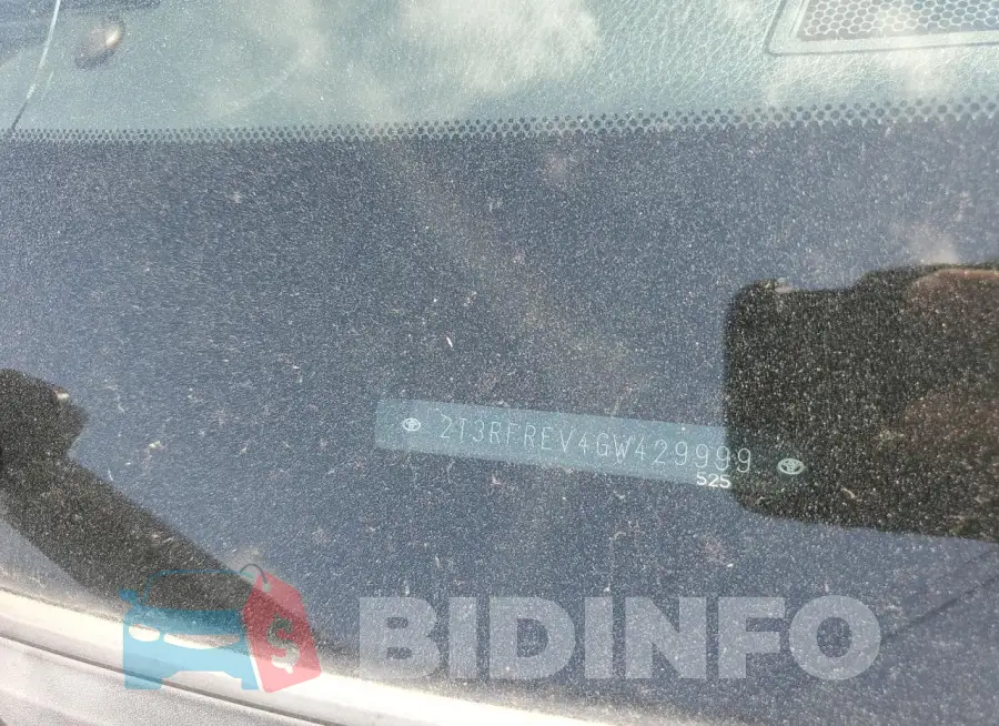 2T3RFREV4GW429999 Photo# 13