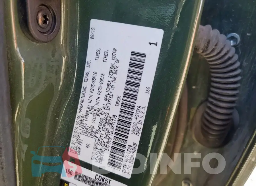 5TFDY5F12LX871775 Photo# 13