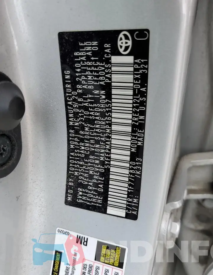 5YFEPMAE2MP165157 Photo# 13