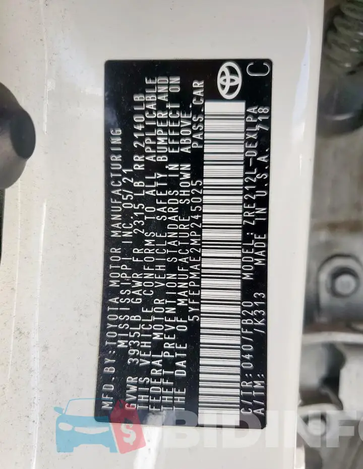 5YFEPMAE2MP245025 Photo# 12