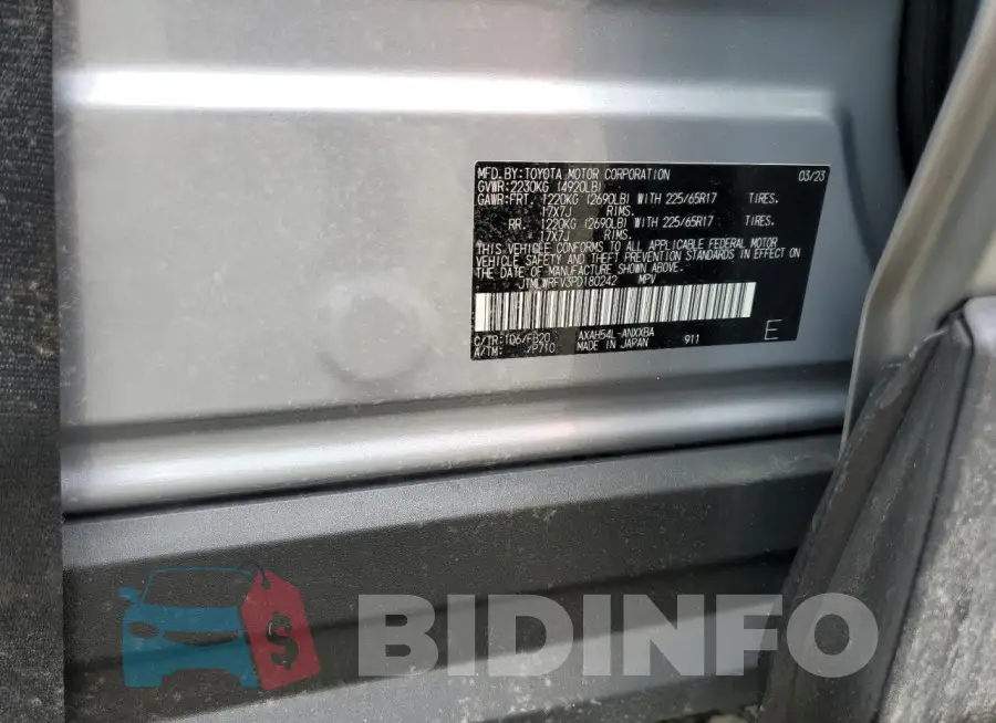 JTMLWRFV3PD180242 Photo# 13