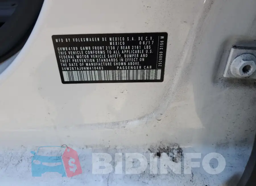 3VW2B7AJ0HM410483 Photo# 13