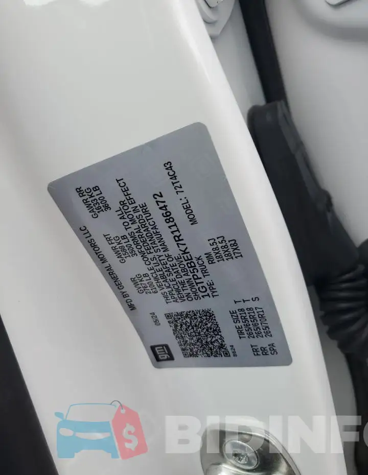 1GTP5BEK7R1186472 Photo# 12