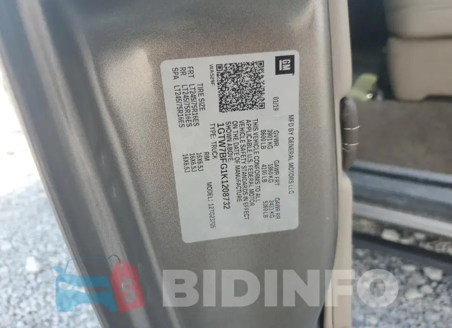 1GTW7BFG1K1208732 Photo# 13