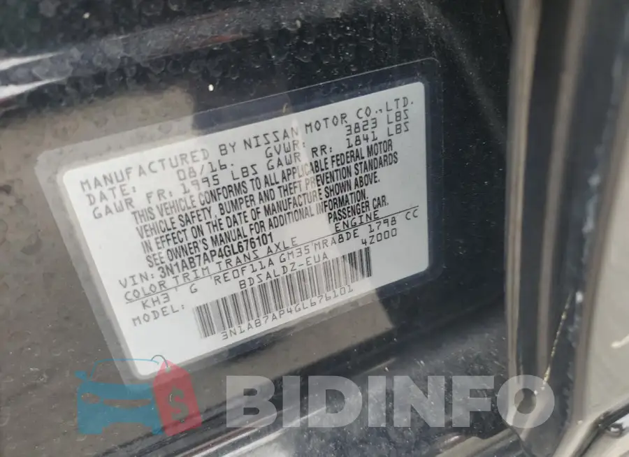 3N1AB7AP4GL676101 Photo# 12