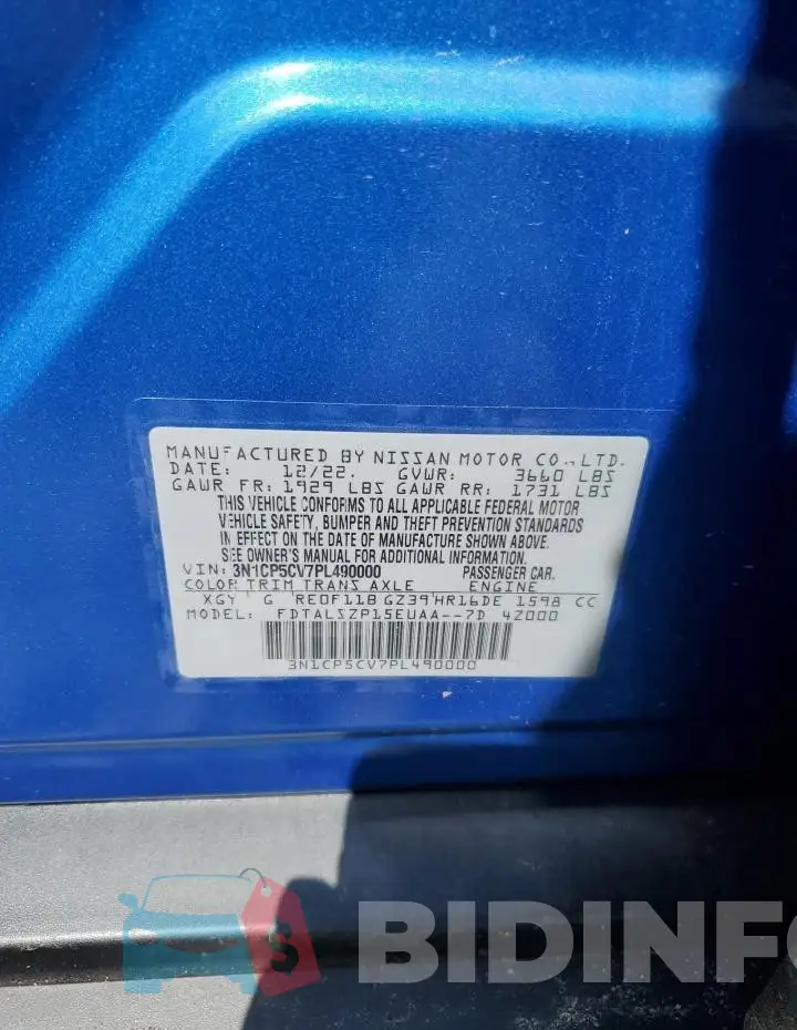 3N1CP5CV7PL490000 Photo# 13