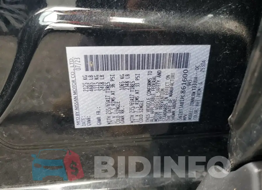 5N1BT3AB1PC861600 Photo# 13
