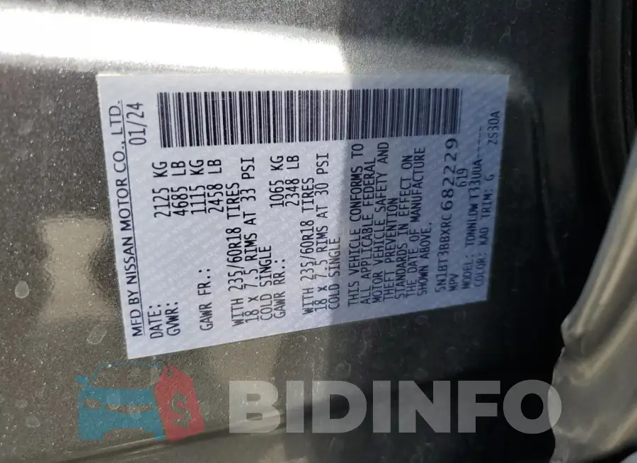 5N1BT3BBXRC682229 Photo# 13