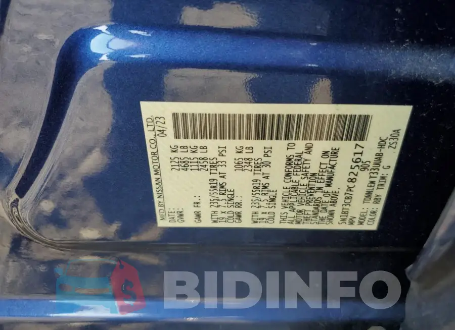 5N1BT3CB7PC825617 Photo# 13
