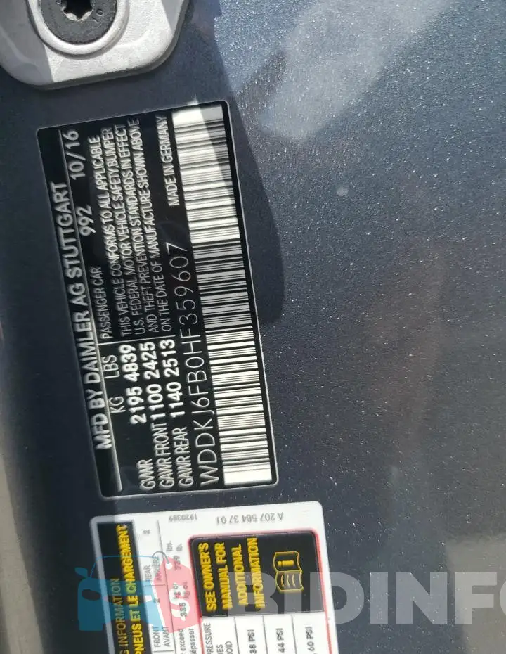 WDDKJ6FB0HF359607 Photo# 12