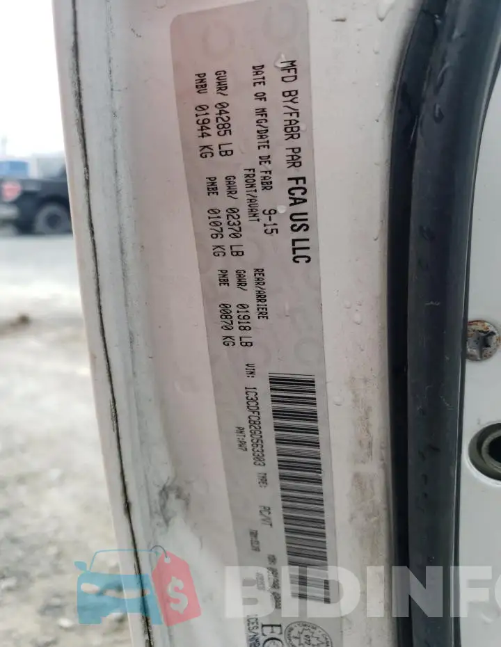 1C3CDFCB2GD563303 Photo# 12