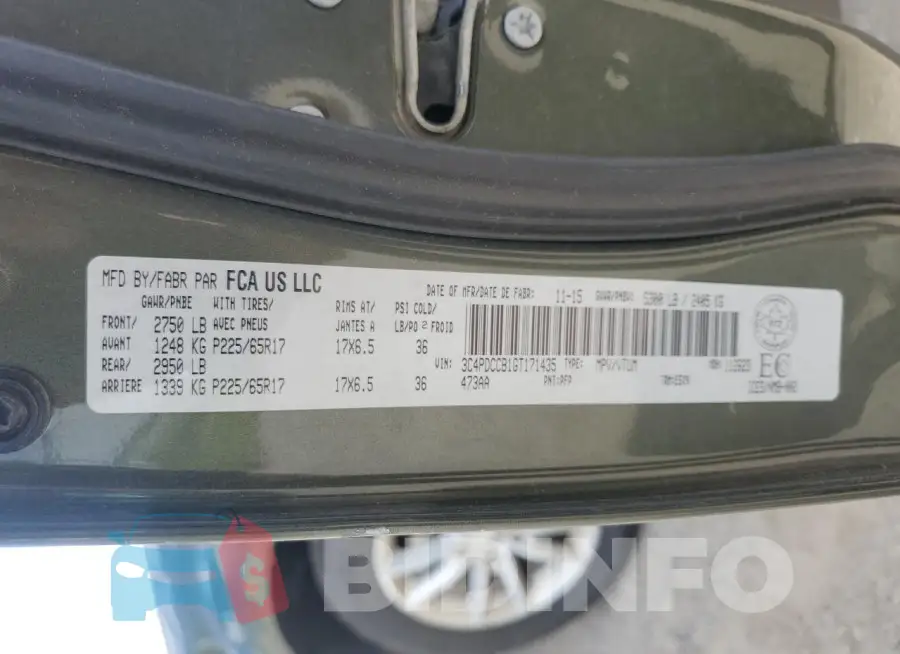 3C4PDCCB1GT171435 Photo# 13