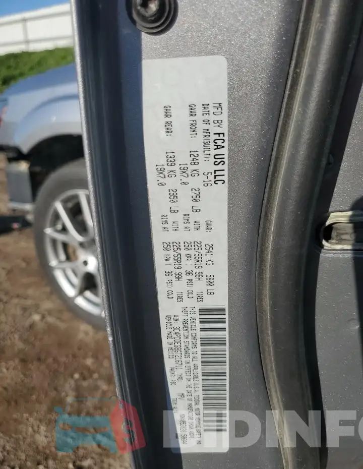 3C4PDDEG8GT216711 Photo# 14
