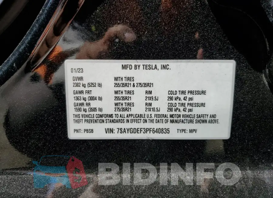 7SAYGDEF3PF640835 Photo# 12