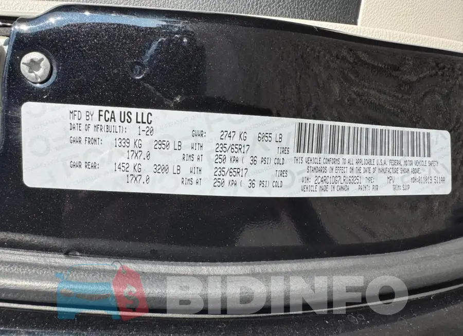 2C4RC1DG7LR163251 Photo# 15