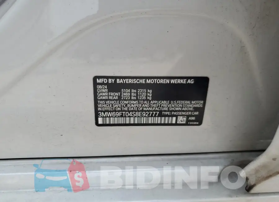 3MW69FT04S8E92777 Photo# 12