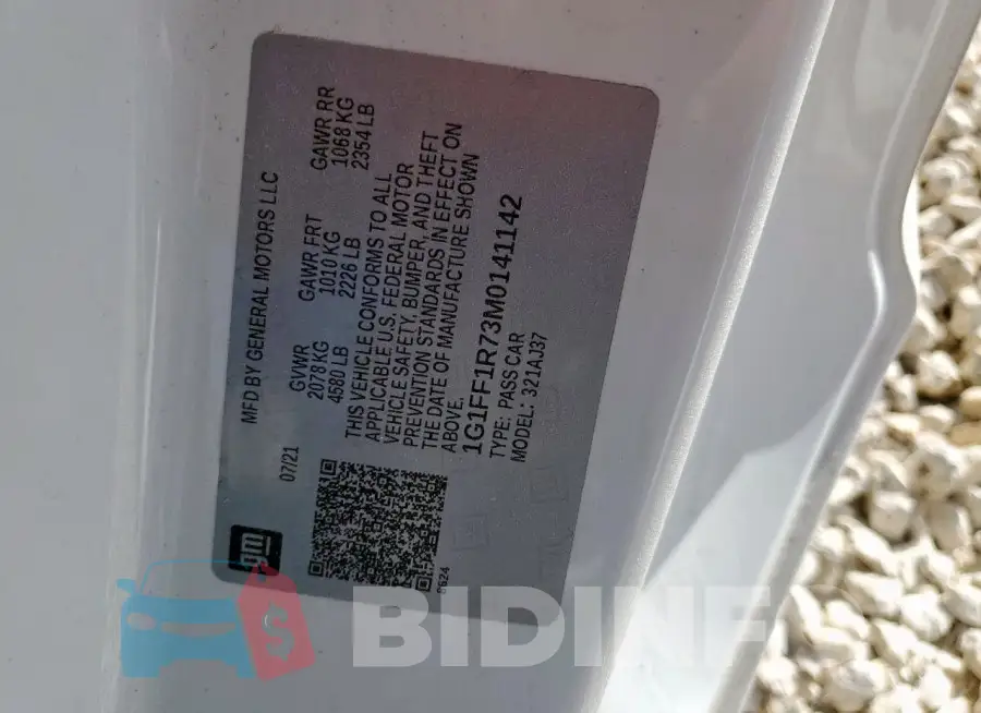 1G1FF1R73M0141142 Photo# 12