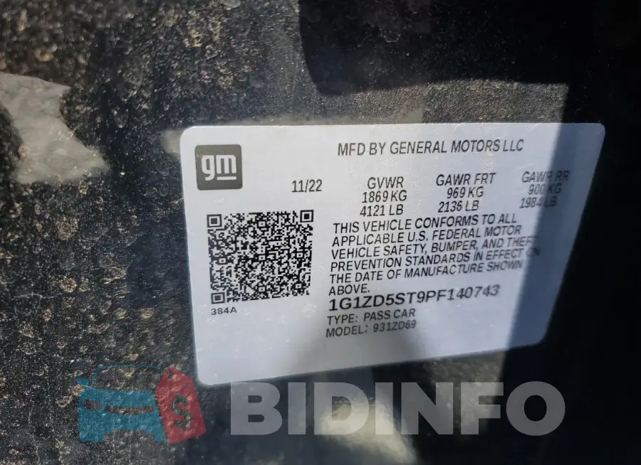 1G1ZD5ST9PF140743 Photo# 12