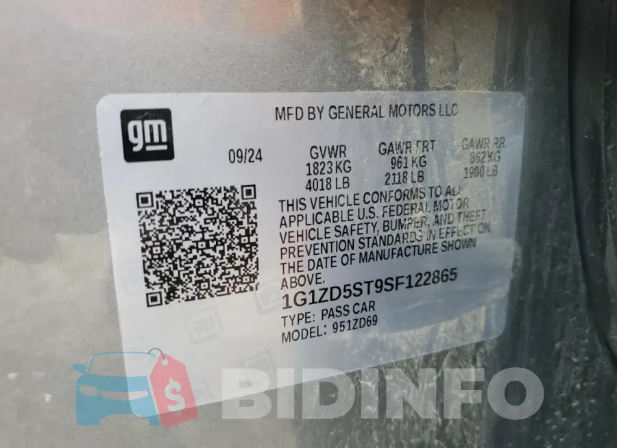 1G1ZD5ST9SF122865 Photo# 13