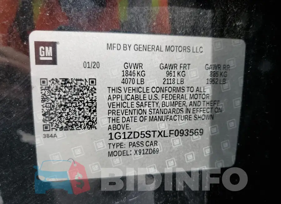 1G1ZD5STXLF093569 Photo# 12