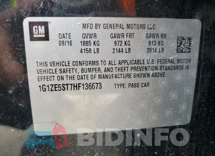 1G1ZE5ST7HF136673 Photo# 12