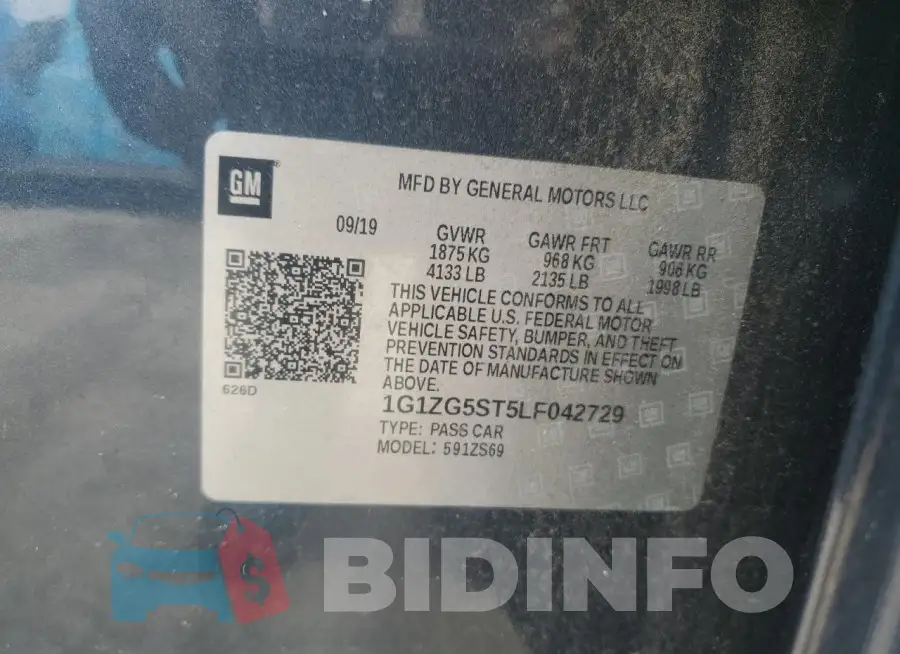 1G1ZG5ST5LF042729 Photo# 12