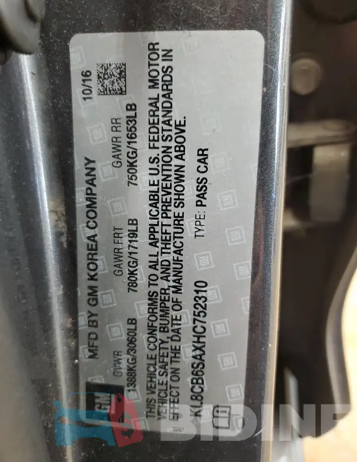 KL8CB6SAXHC752310 Photo# 12