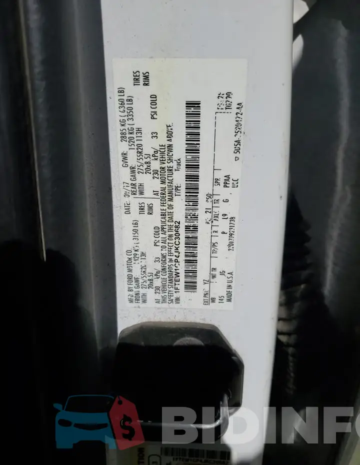 1FTEW1CP4JKC30682 Photo# 12
