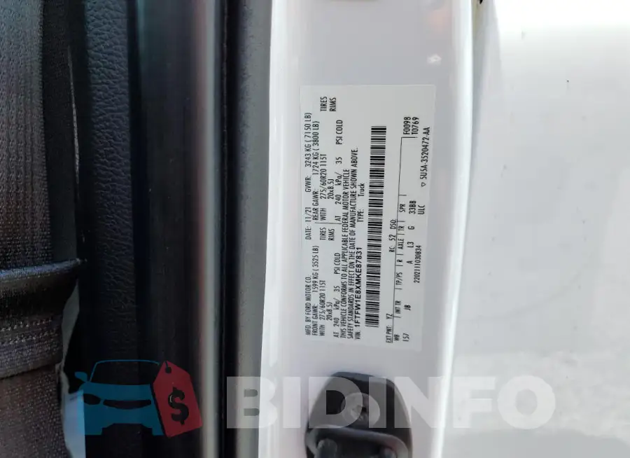 1FTFW1E8XMKE87831 Photo# 13