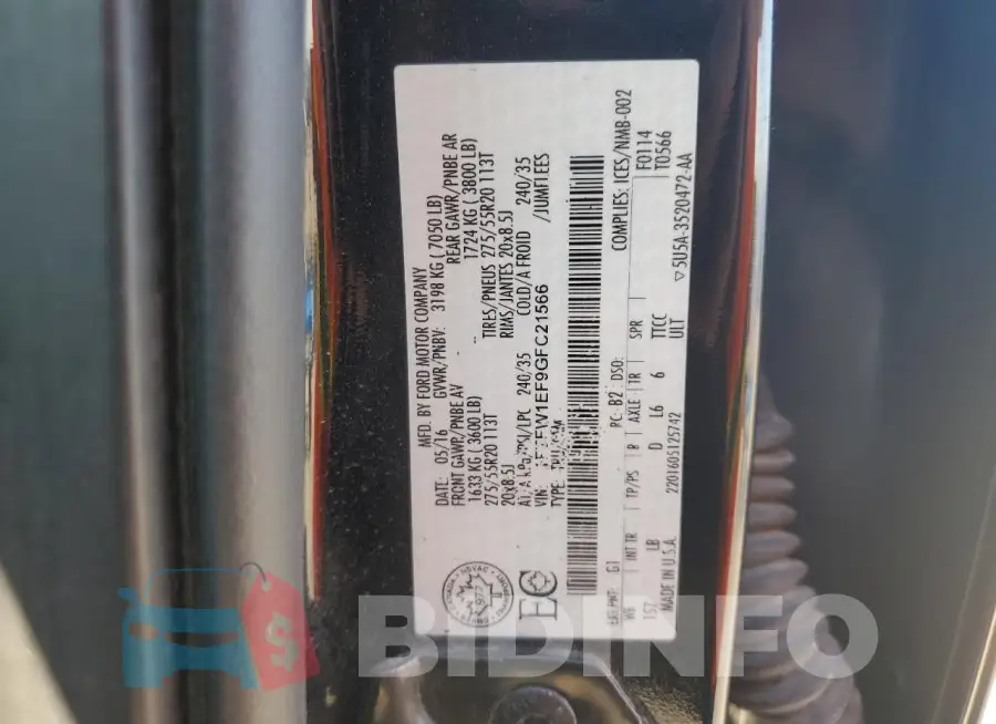 1FTFW1EF9GFC21566 Photo# 12