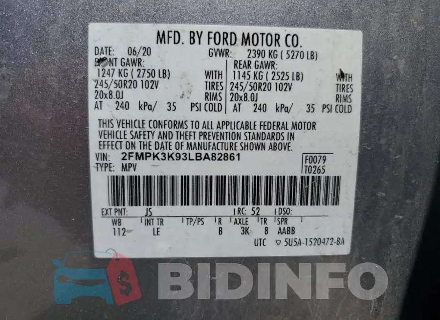 2FMPK3K93LBA82861 Photo# 14