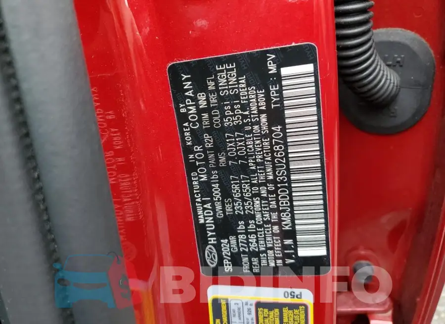 KM8JBDD13SU268704 Photo# 13