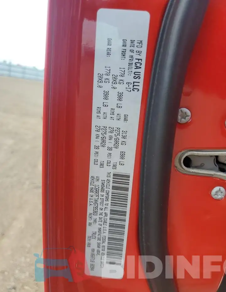 1C6RR7FTXHS795363 Photo# 12