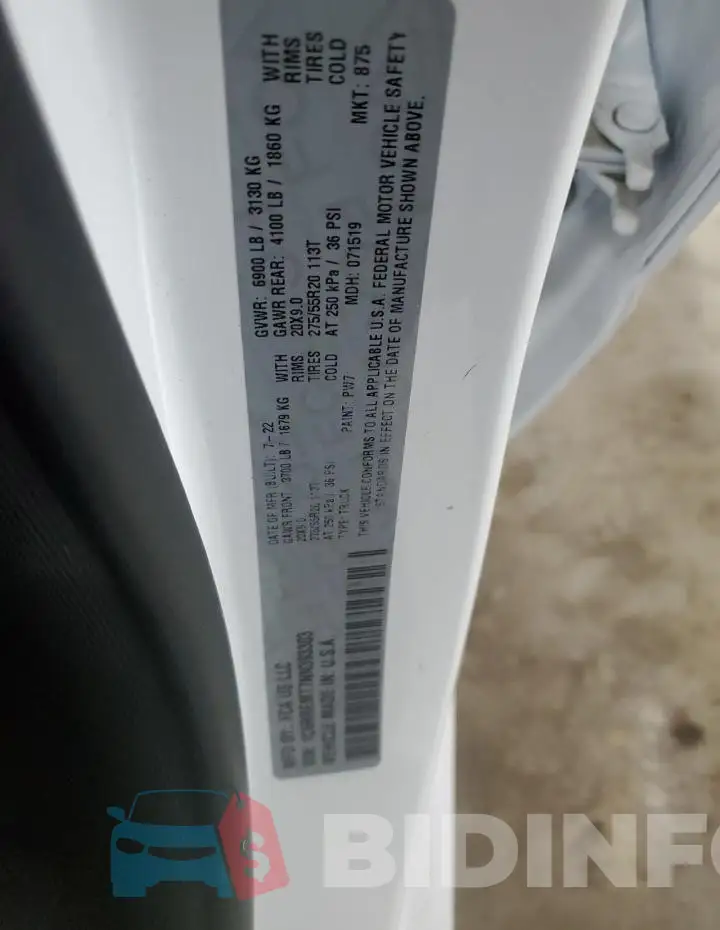1C6RREMT7NN393303 Photo# 12