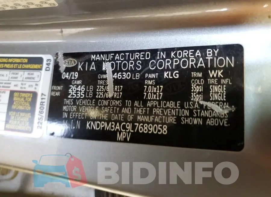 KNDPM3AC9L7689058 Photo# 13