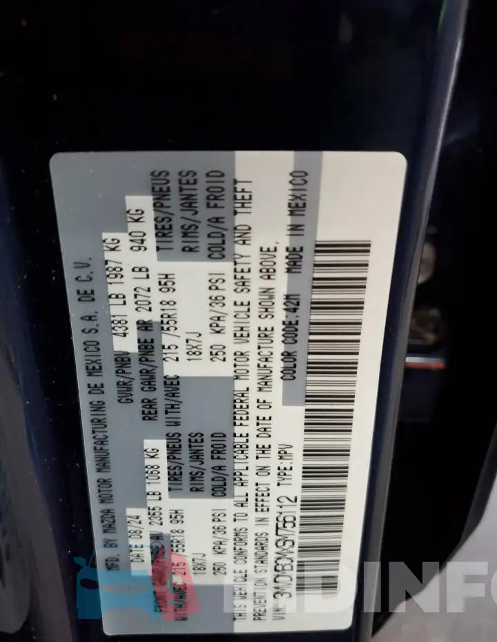 3MVDMBCMXSM756112 Photo# 13