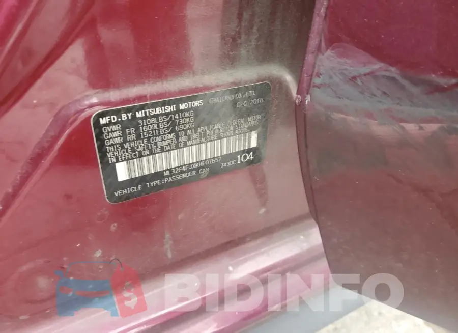 ML32F4FJXKHF07657 Photo# 12