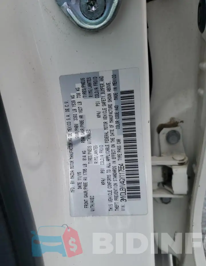 3MYDLBYV4GY117554 Photo# 12