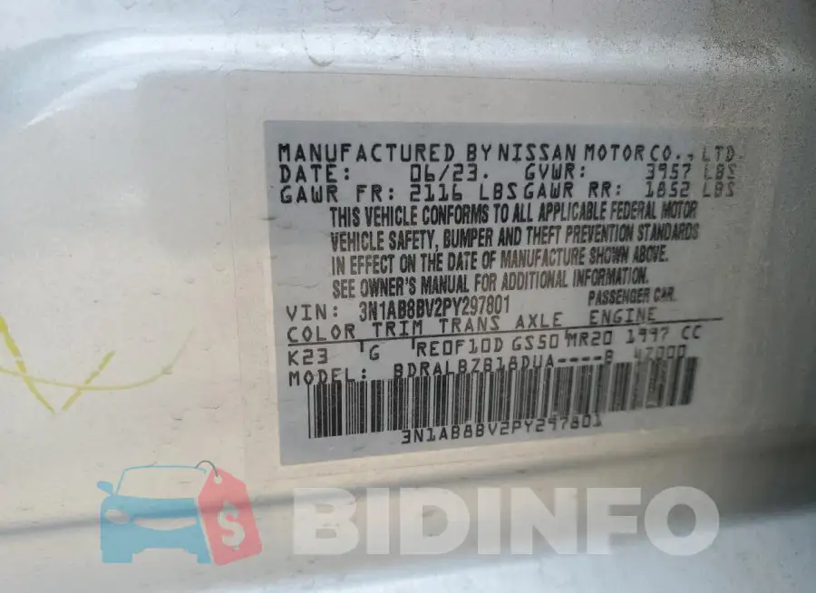 3N1AB8BV2PY297801 Photo# 12