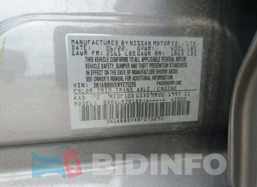 3N1AB8DVXNY275295 Photo# 12